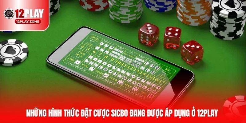 Những hình thức đặt cược sicbo đang được áp dụng ở 12PLAY